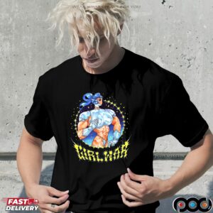 Armored Beef Muscle Girl War Anime T Shirt