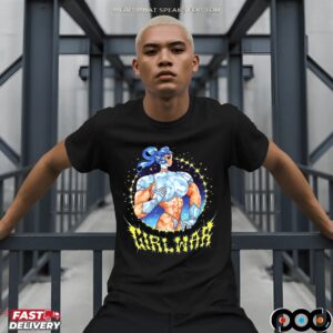 Armored Beef Muscle Girl War Anime T Shirt