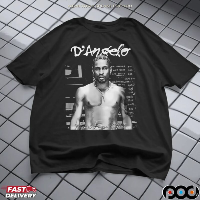 D'angelo RIP Legend Music Portrait T Shirt
