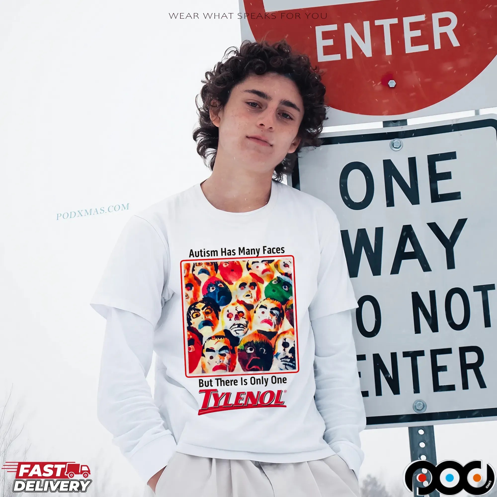 Autism Has Many Faces But There Is Only One Tylenol T Shirt