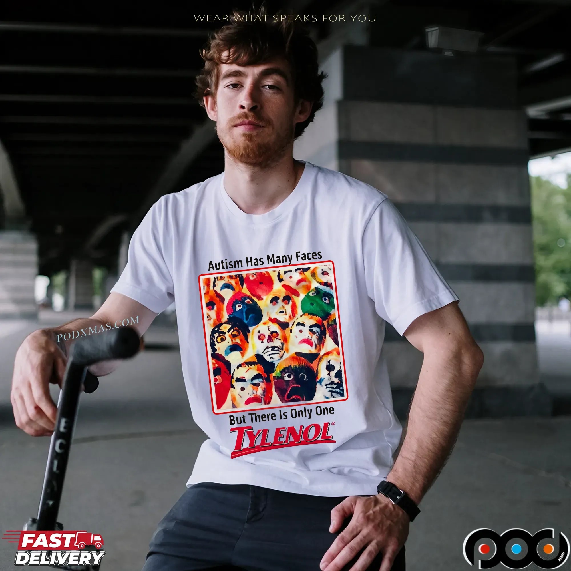 Autism Has Many Faces But There Is Only One Tylenol T Shirt