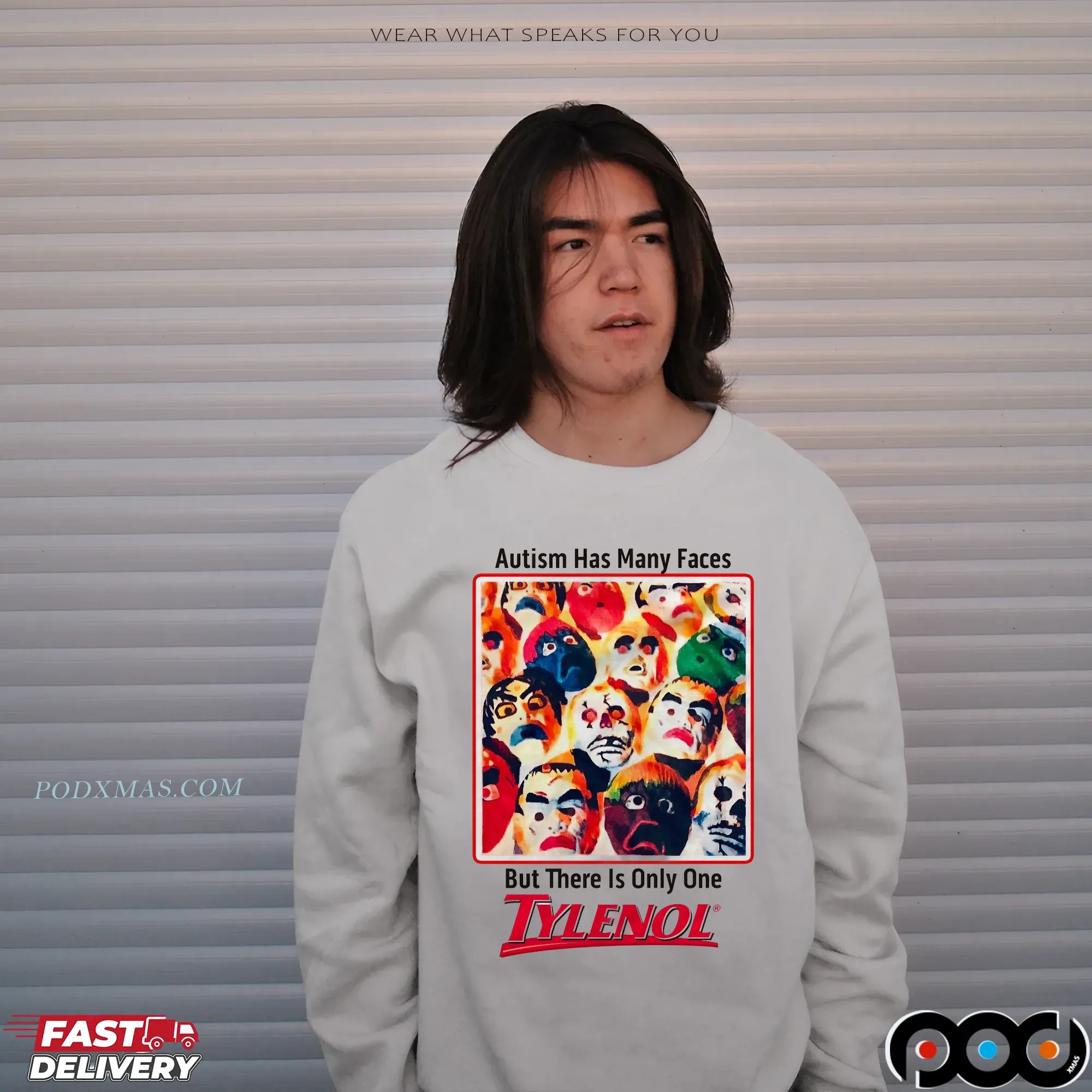 Autism Has Many Faces But There Is Only One Tylenol T Shirt