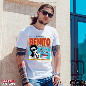 Bad Bunny Benito Martinez En Vivo Desde El Choli T Shirt