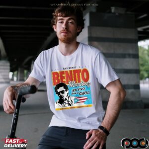 Bad Bunny Benito Martinez En Vivo Desde El Choli T Shirt