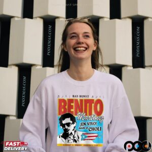 Bad Bunny Benito Martinez En Vivo Desde El Choli T Shirt