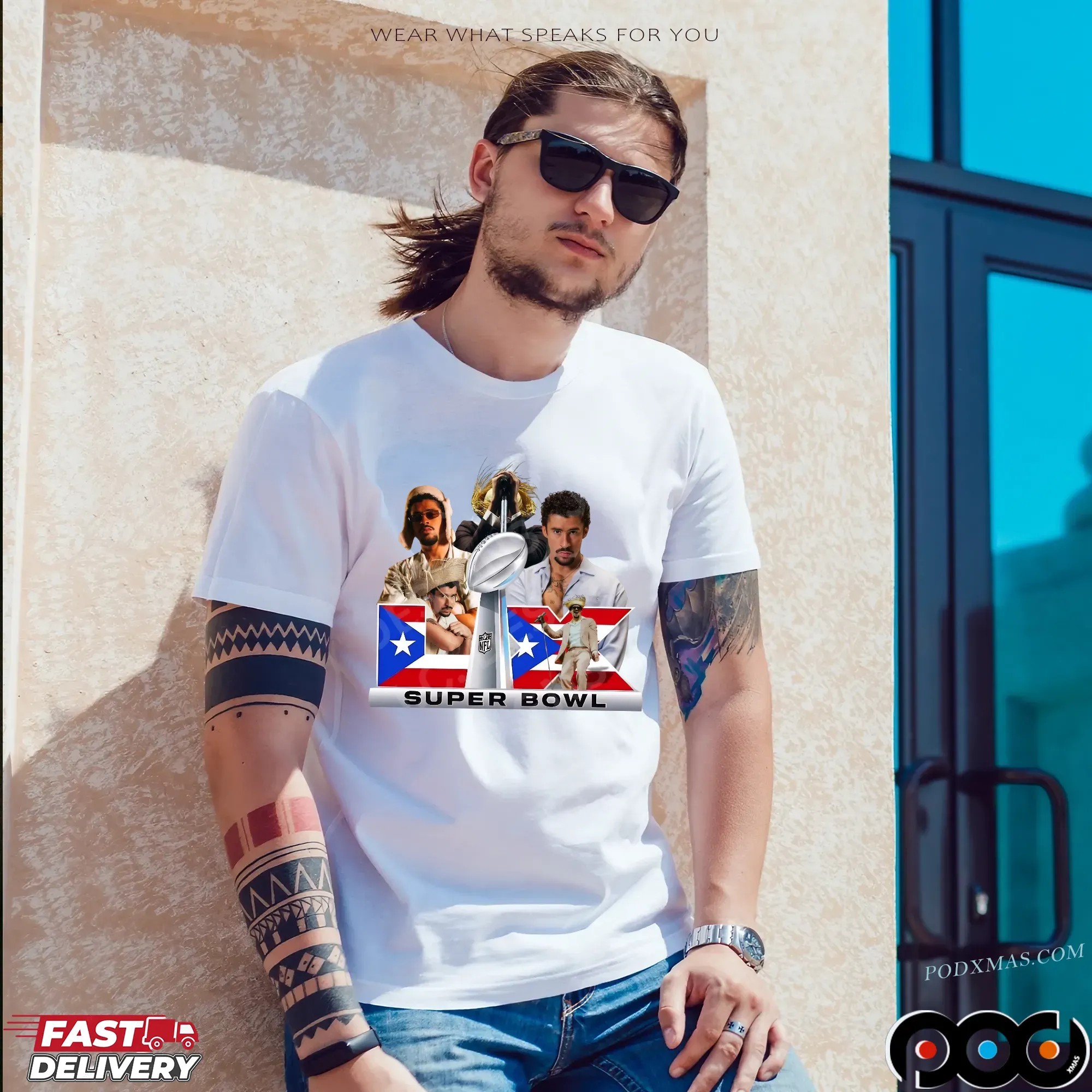 Bad Bunny Super Bowl Halftime Show 2026 Puerto Bootleg T Shirt