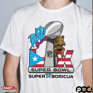 Bad Bunny X Super Bowl Benito Bowl 2026 Puerto Rico Shirt