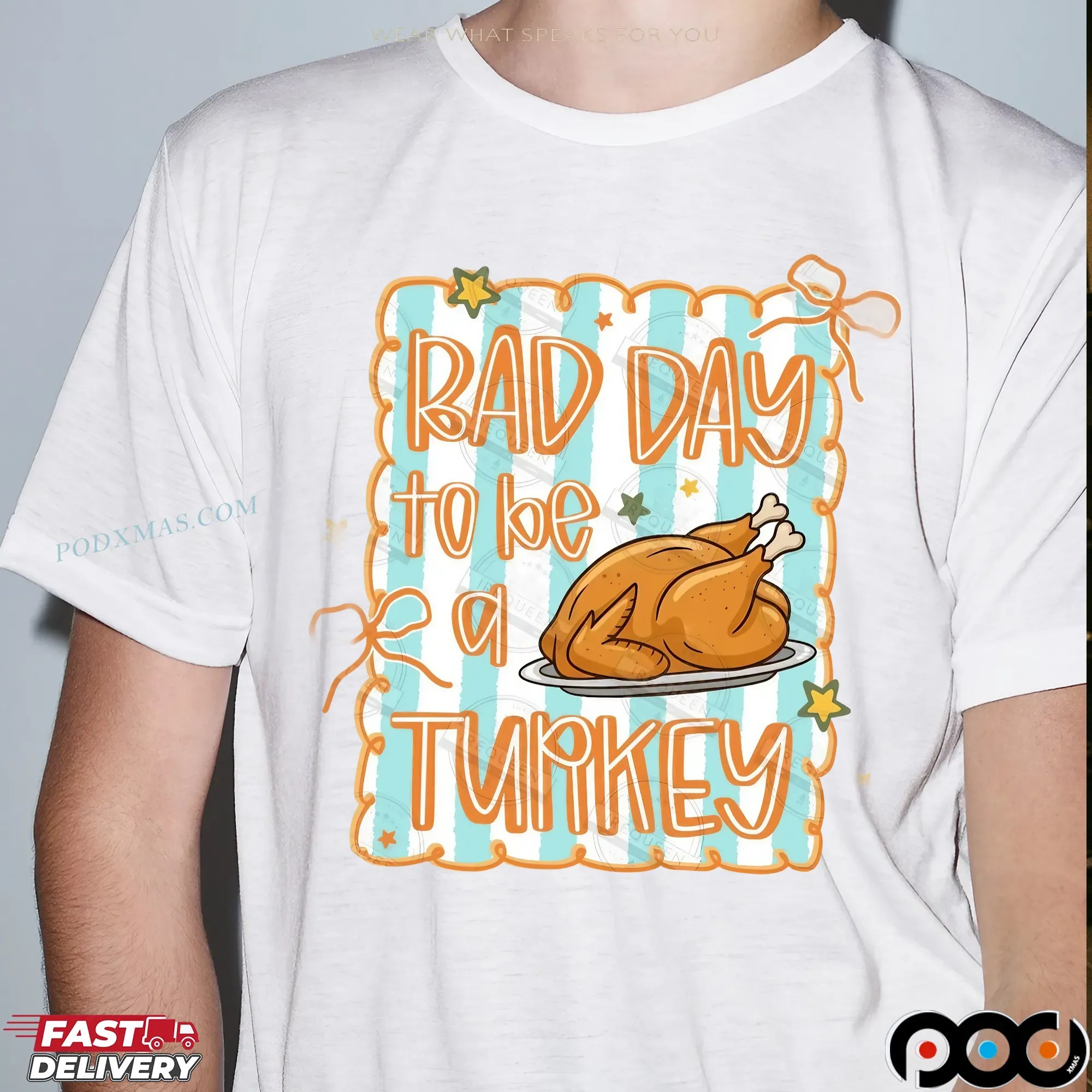 Bad Day To Be A Turkey Thanksgiving Autumn T Shirt