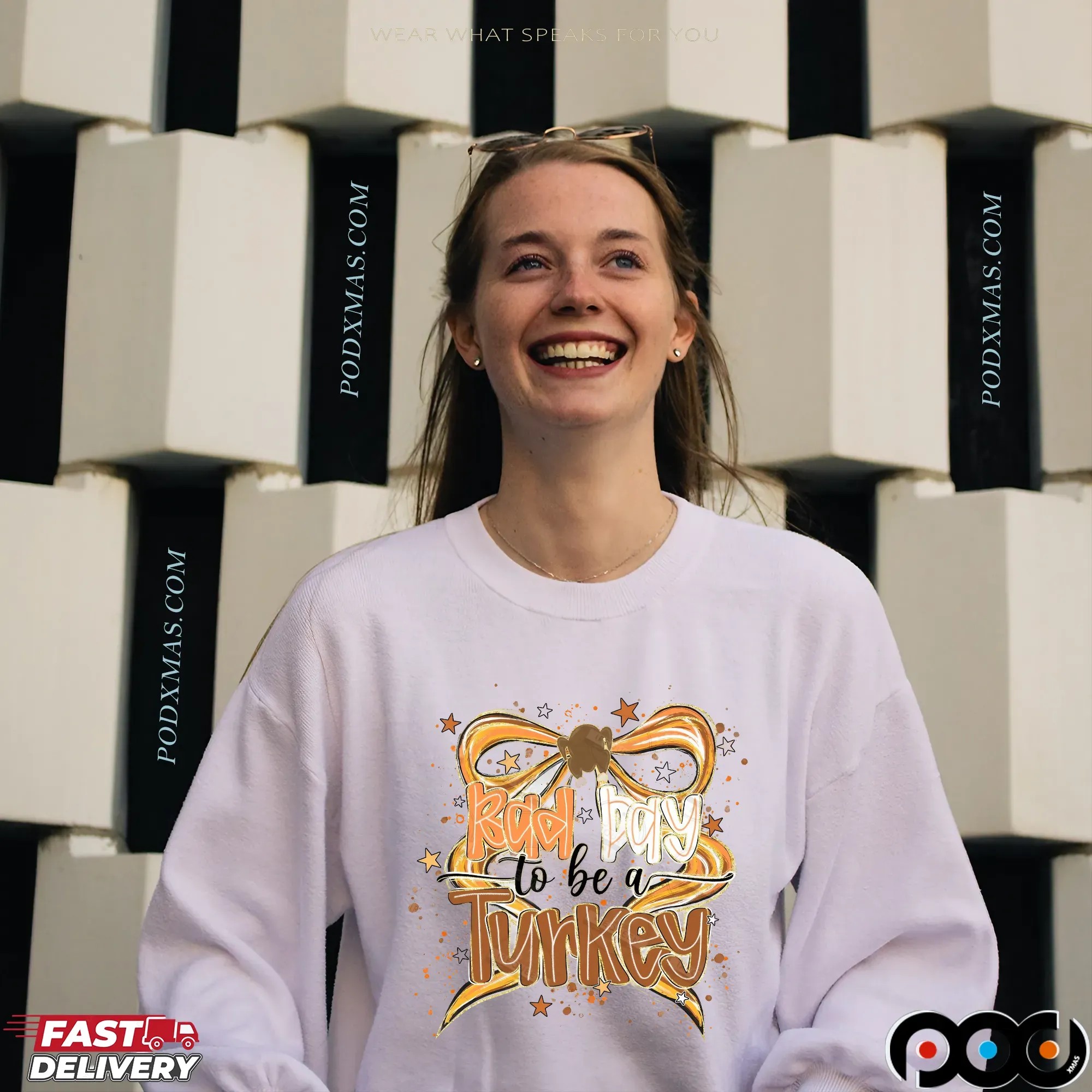 Bad Day To Be A Turkey Thanksgiving Gobble Coquette T Shirt