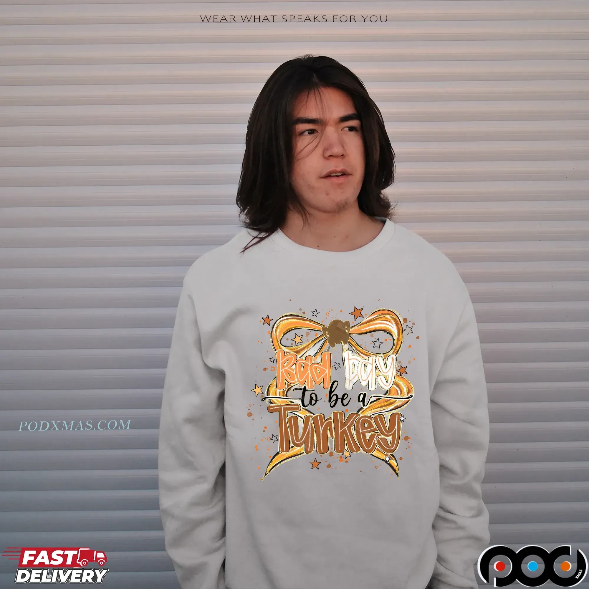 Bad Day To Be A Turkey Thanksgiving Gobble Coquette T Shirt