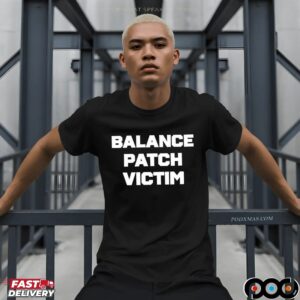 Balance patch victim t shirt
