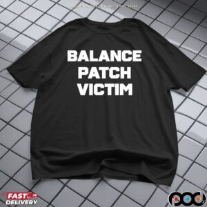 Balance patch victim t shirt