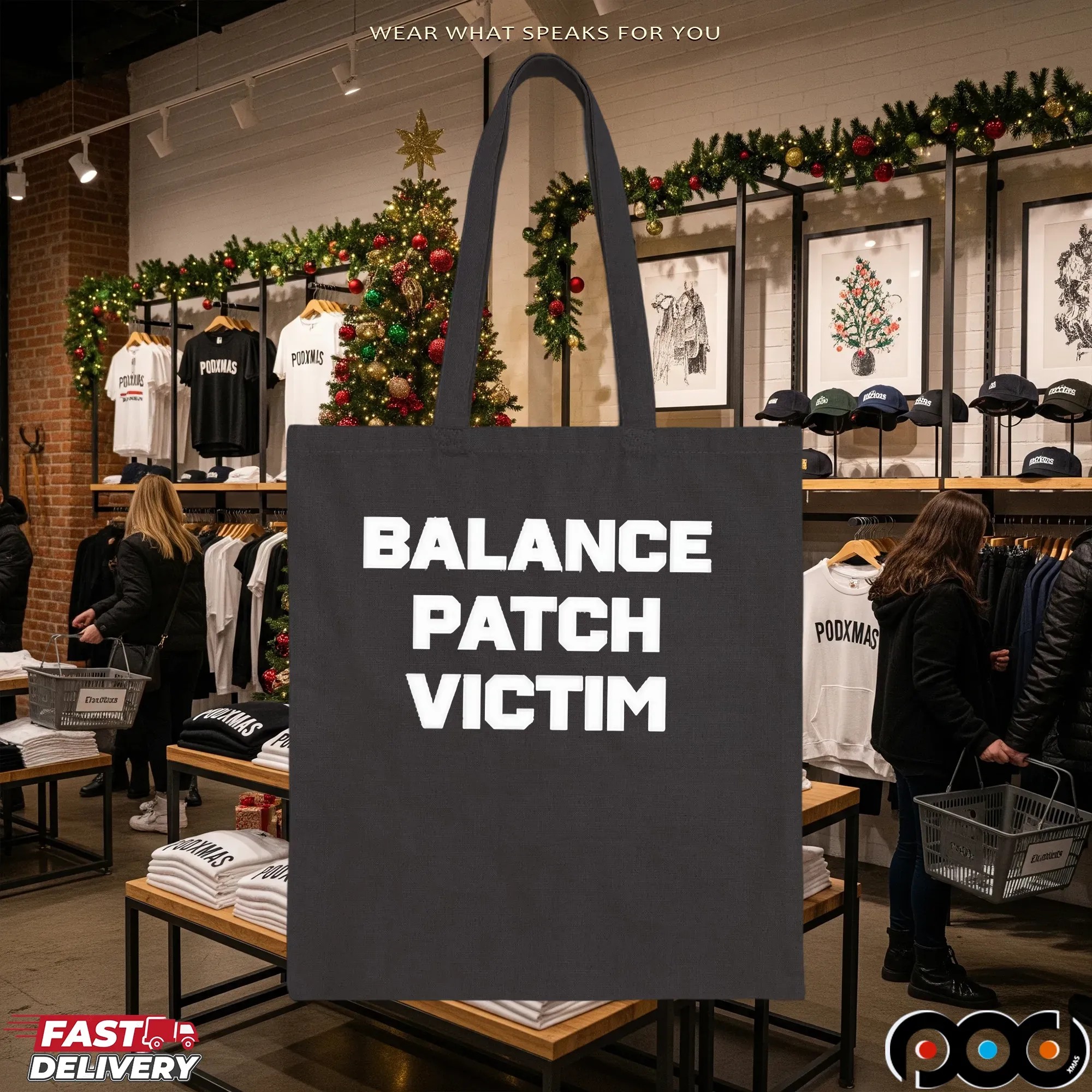 Balance patch victim t shirt