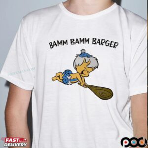 Bamm Bamm Barger The Flintstones Lights Up Lets Go T Shirt