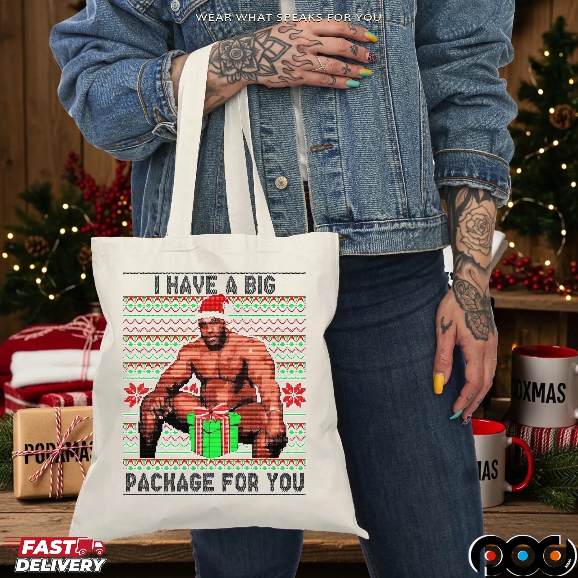 Barry Wood I Have A Big Package For You Ugly Christmas T Shirt