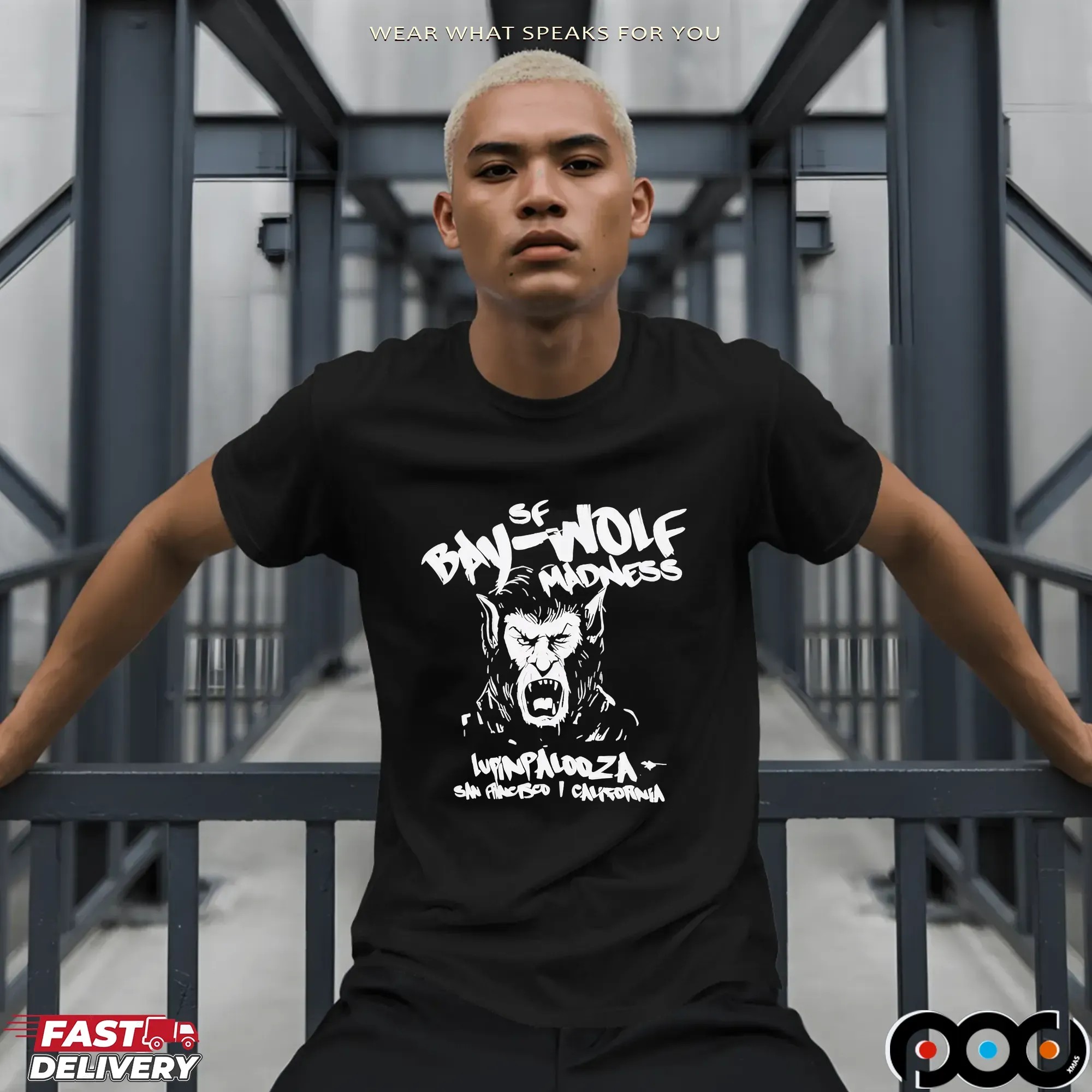 Bay Wolf Madness Lupin Palooza San Francisco California Shirt