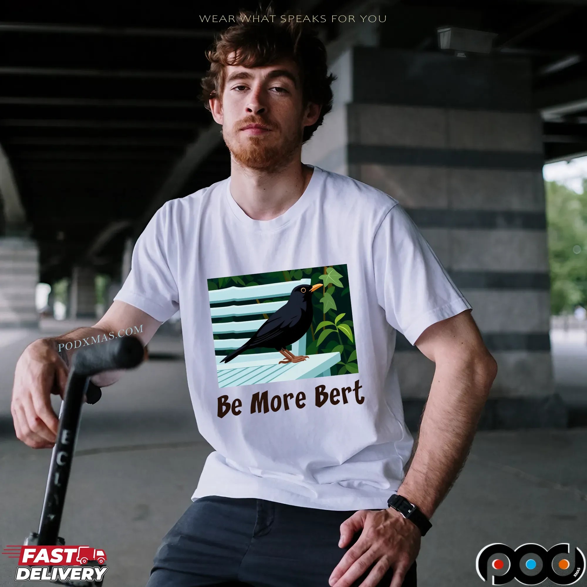 Be more Bert Bird T Shirt