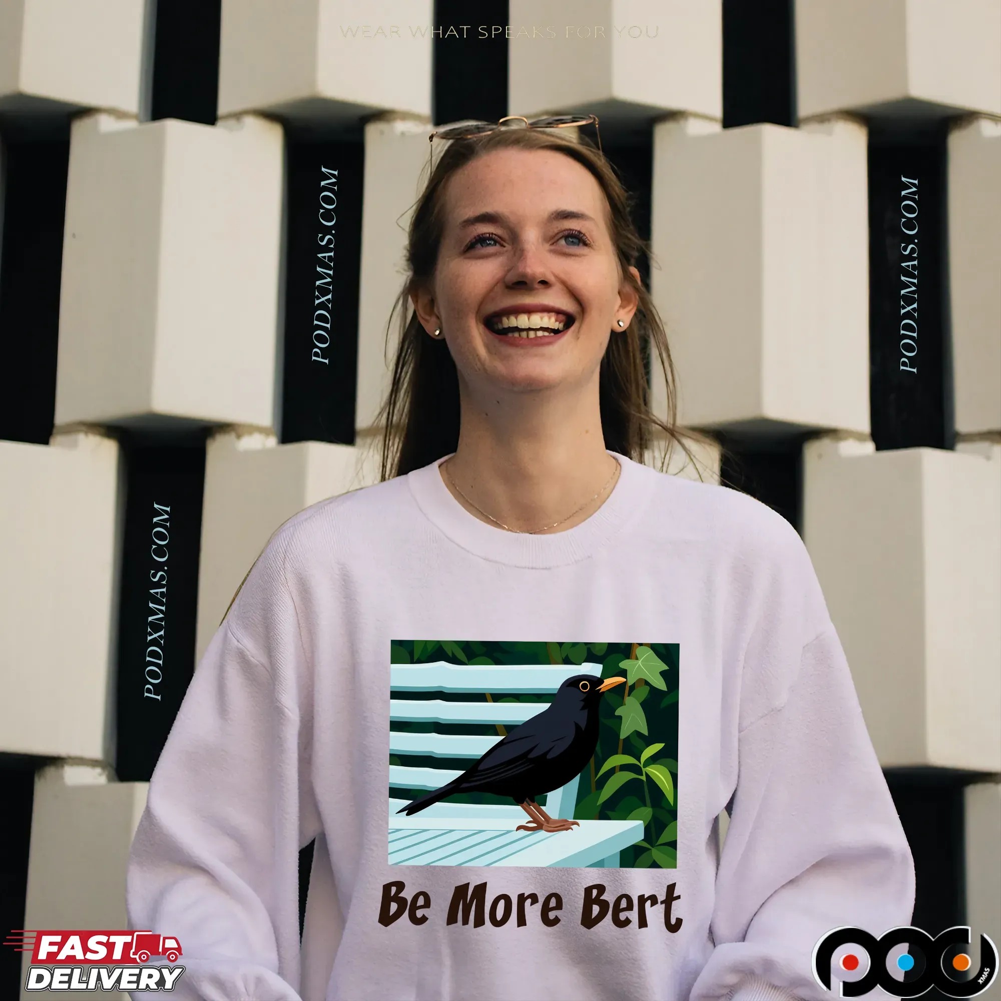 Be more Bert Bird T Shirt