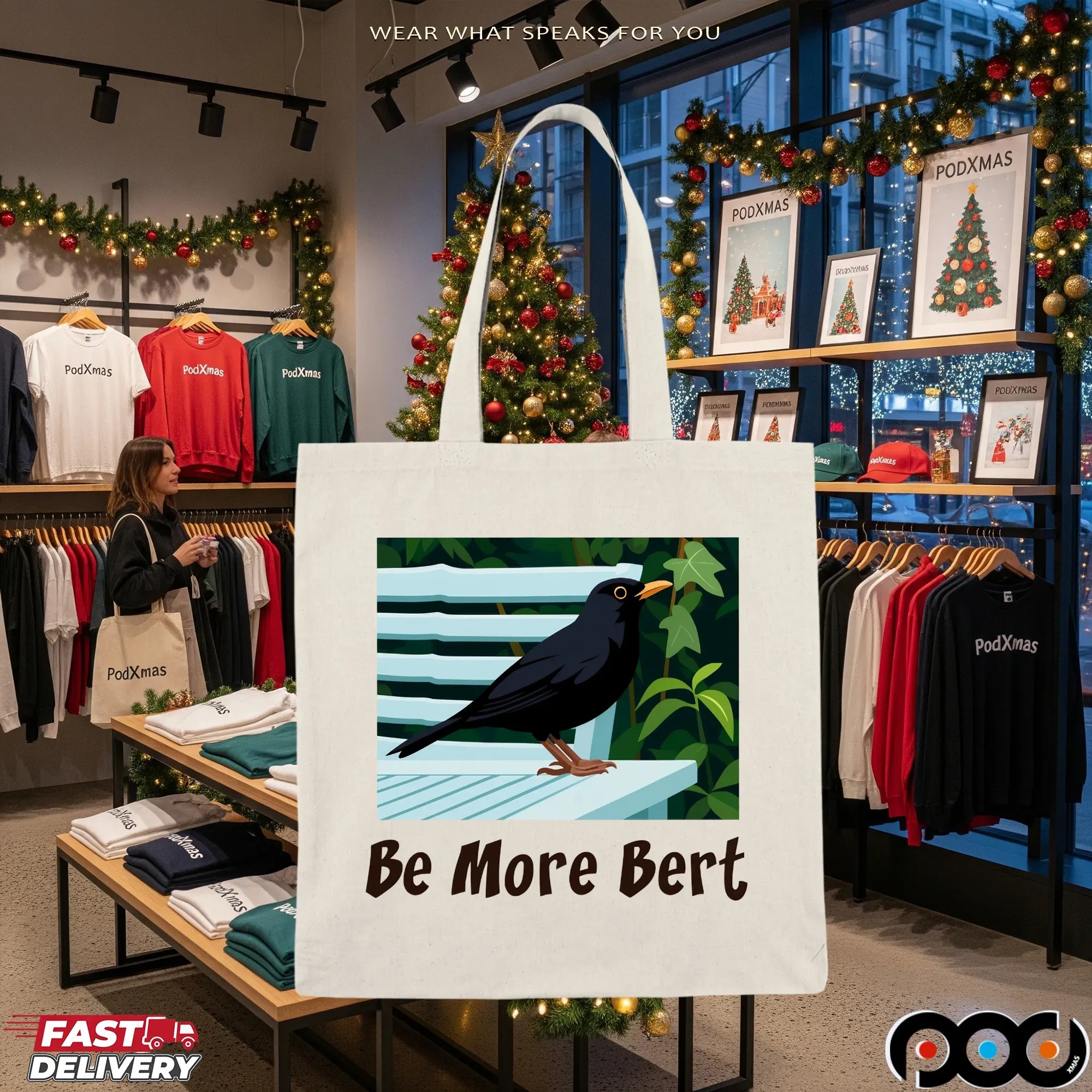 Be more Bert Bird T Shirt