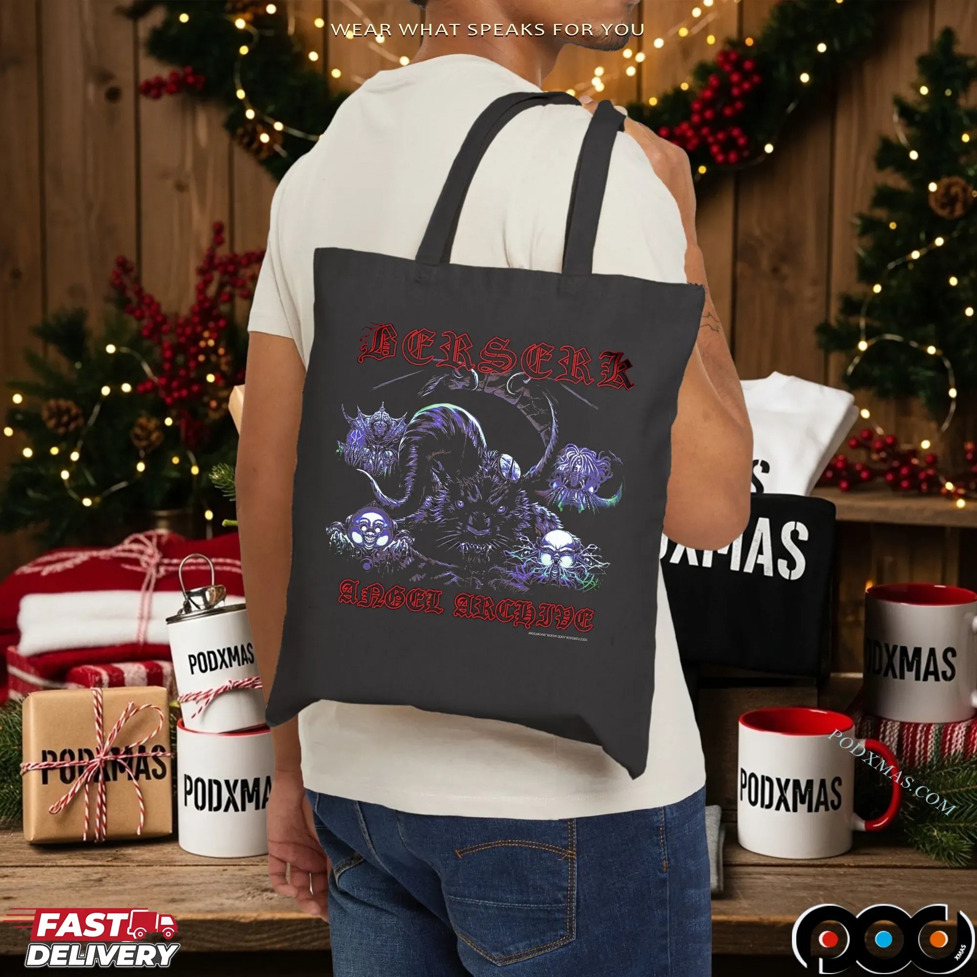 Berserk God Hand Goat Demon Kentaro Miura Dark Fantasy Tribute Graphic T Shirt