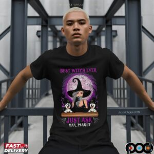 Best Witch Ever Just Ask Customized Name Awesome Husky Halloween T Shirt