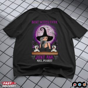 Best Witch Ever Just Ask Customized Name Awesome Husky Halloween T Shirt