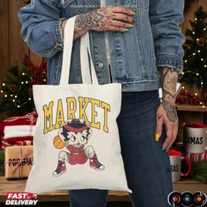 Betty Boop Dunking NBA Graphic T Shirt