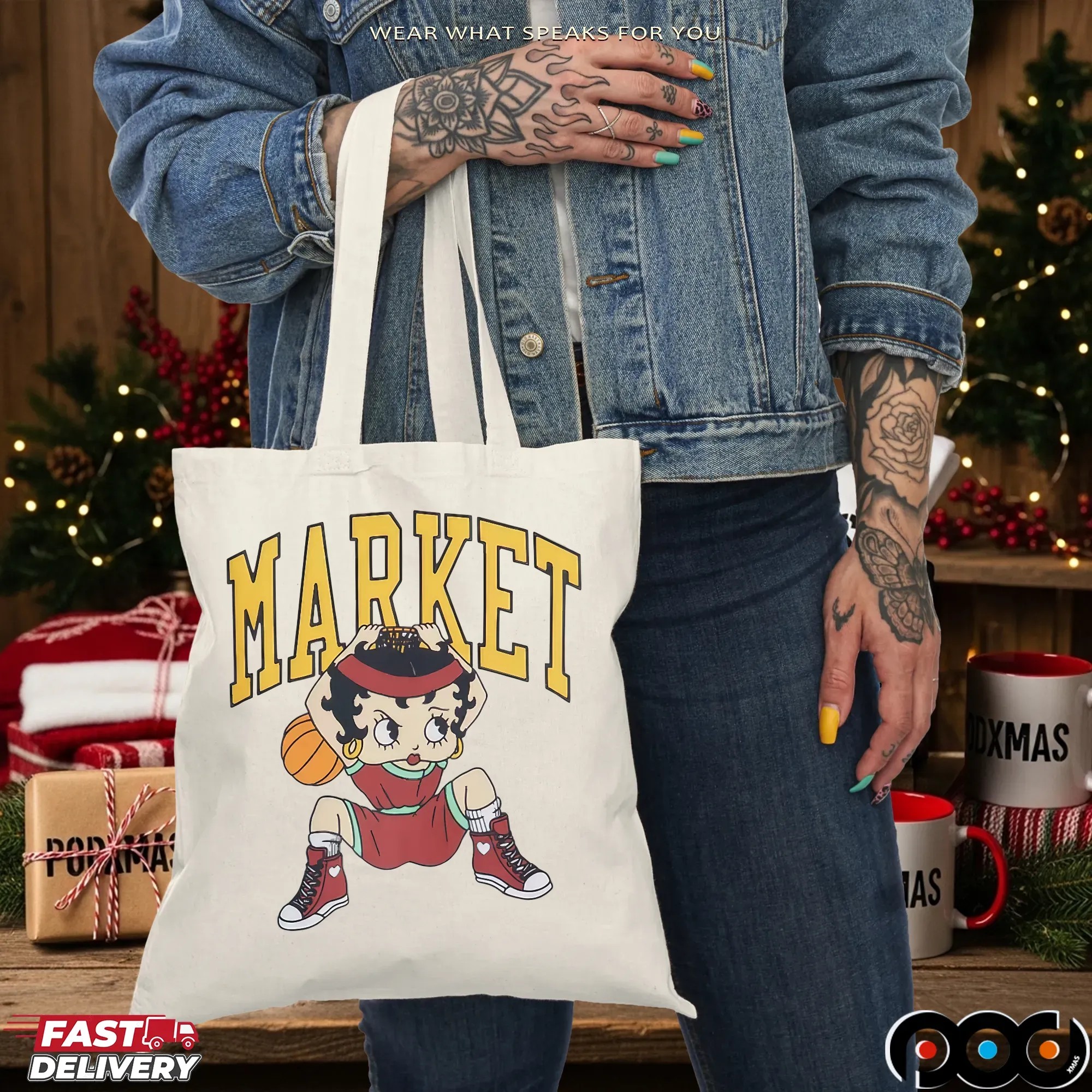 Betty Boop Dunking NBA Graphic T Shirt