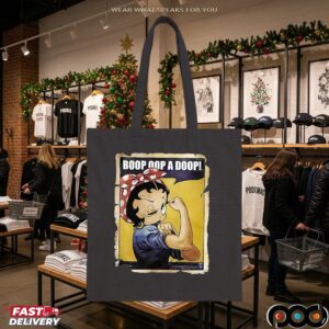 Betty Boop Rosie the Riveter Boop Oop a Doop Parody T Shirt