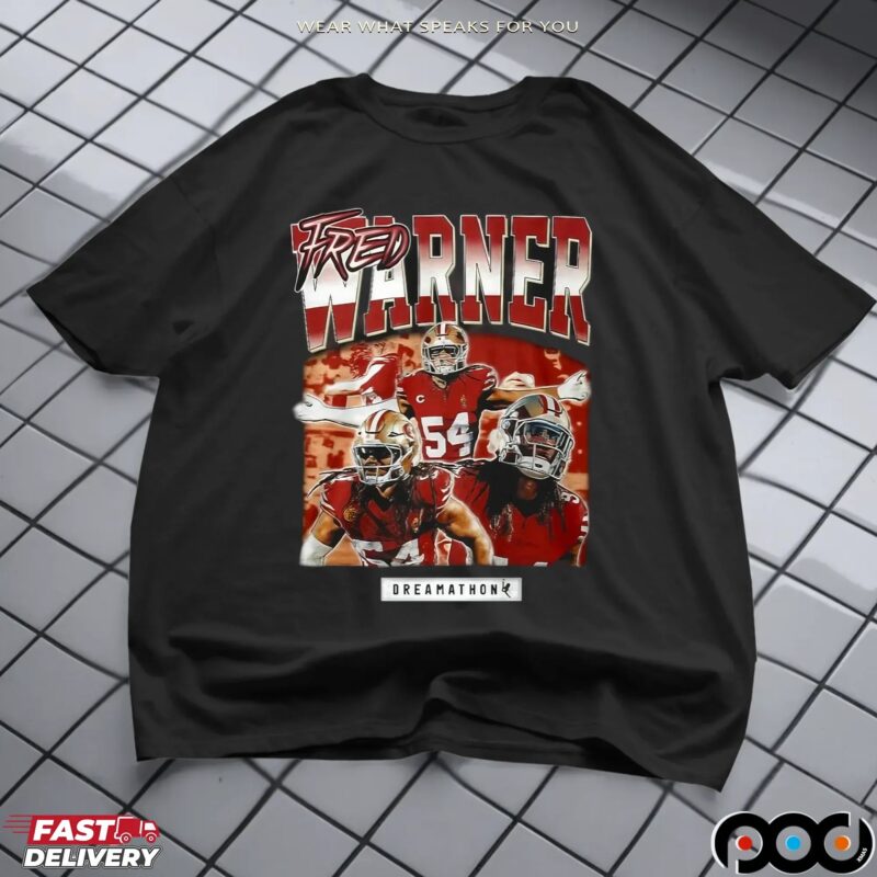 Skyy Moore Wearing Fred Warner Dreamathon T Shirt