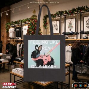 Black bunny feeling like a freak on a leash shirt