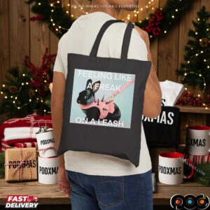 Black bunny feeling like a freak on a leash shirt