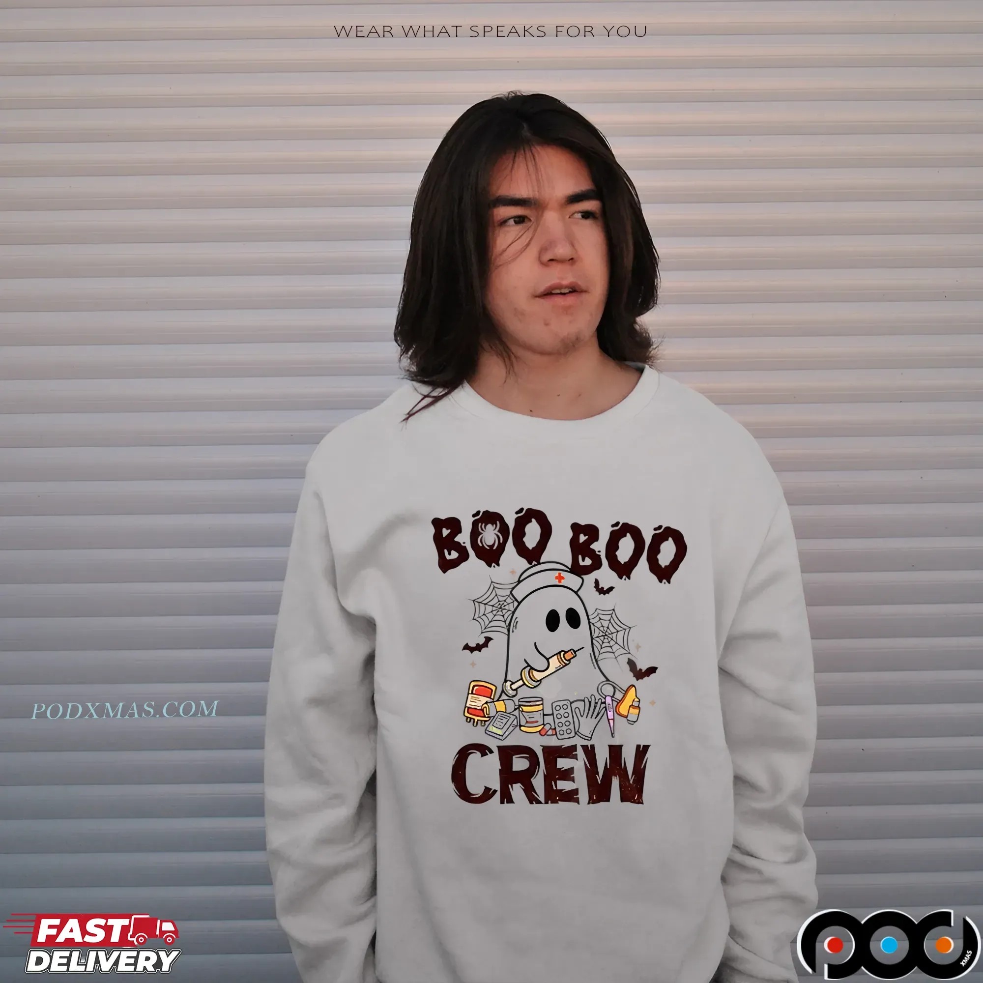 Boo Boo Crew Halloween Nurse shirt