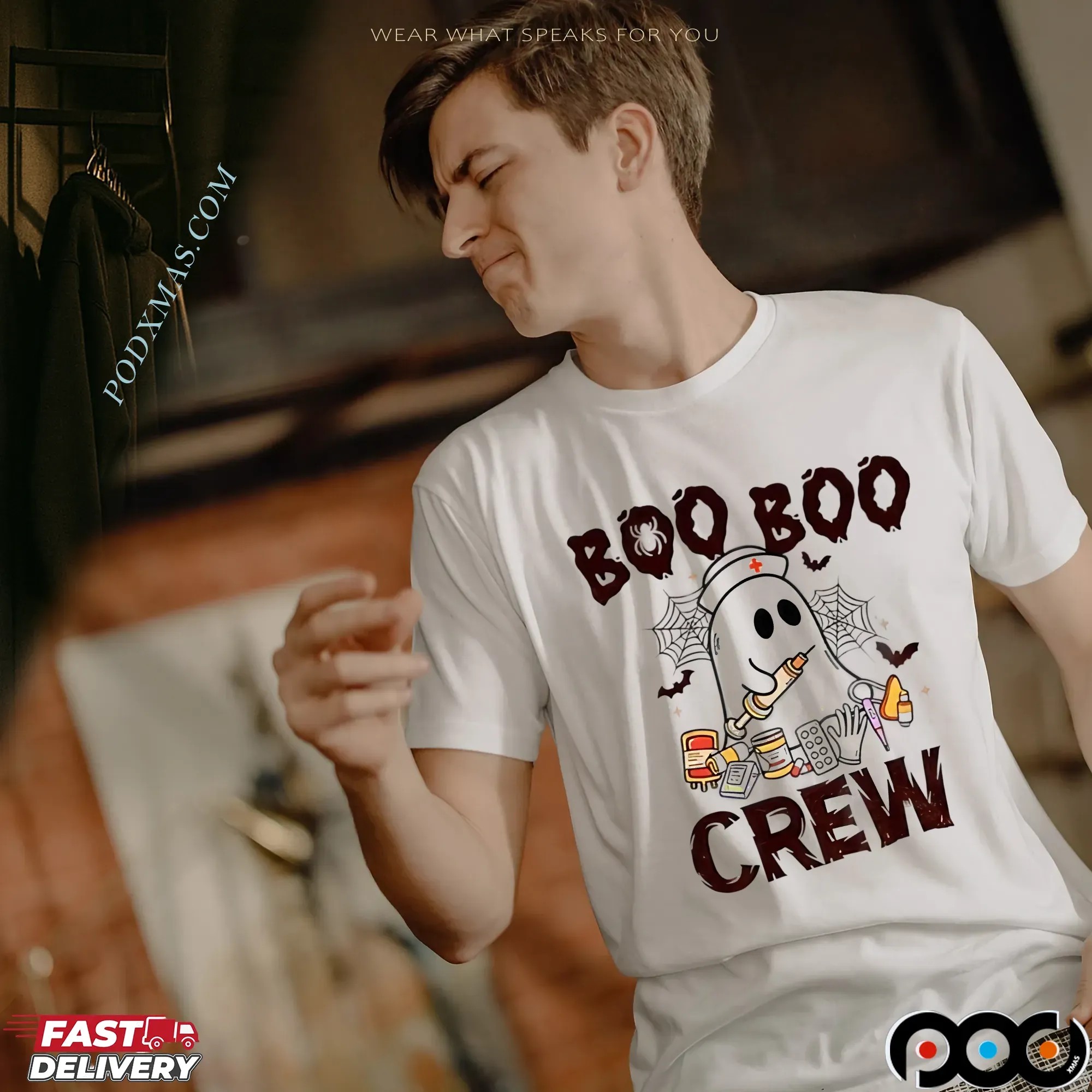 Boo Boo Crew Halloween Nurse shirt