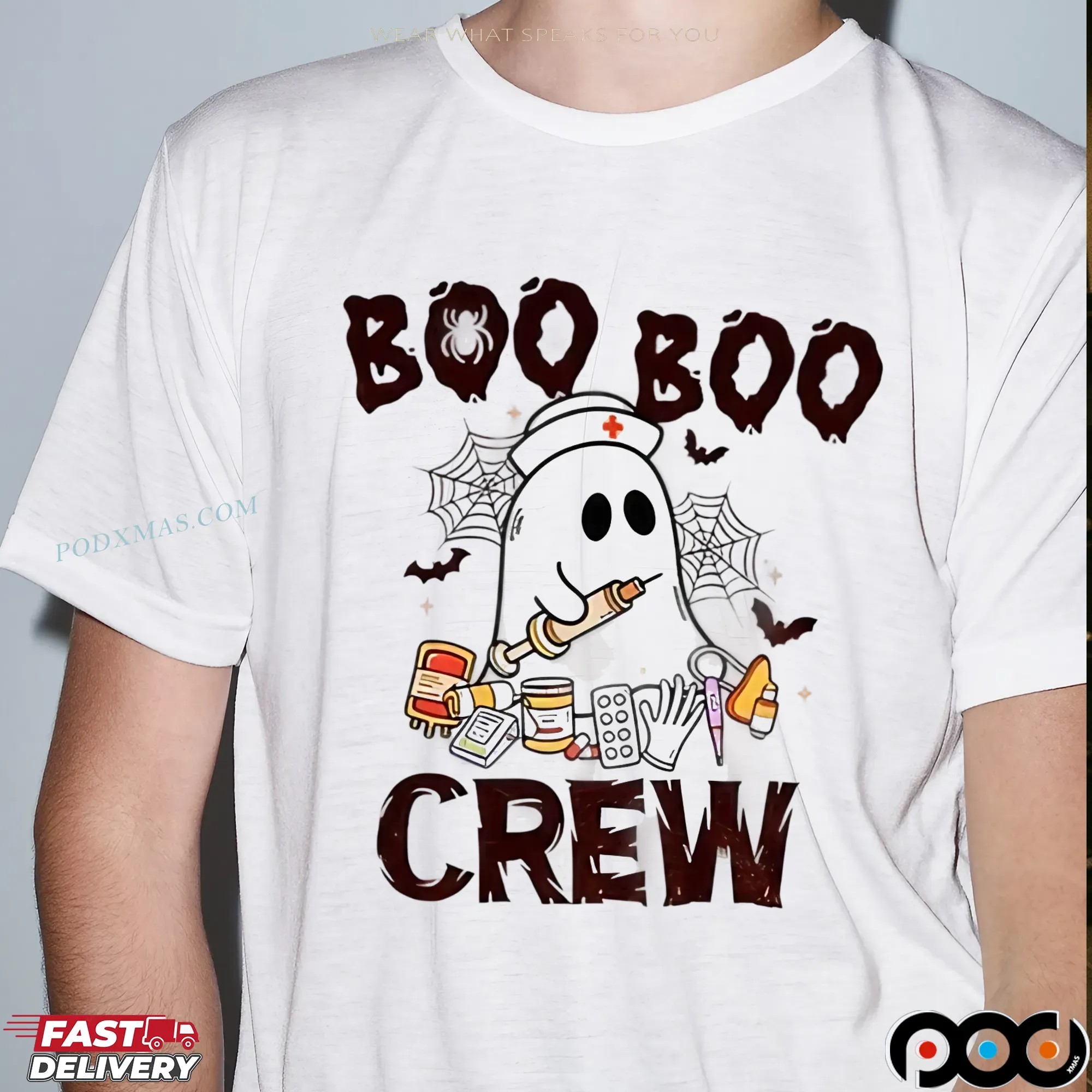 Boo Boo Crew Halloween Nurse shirt