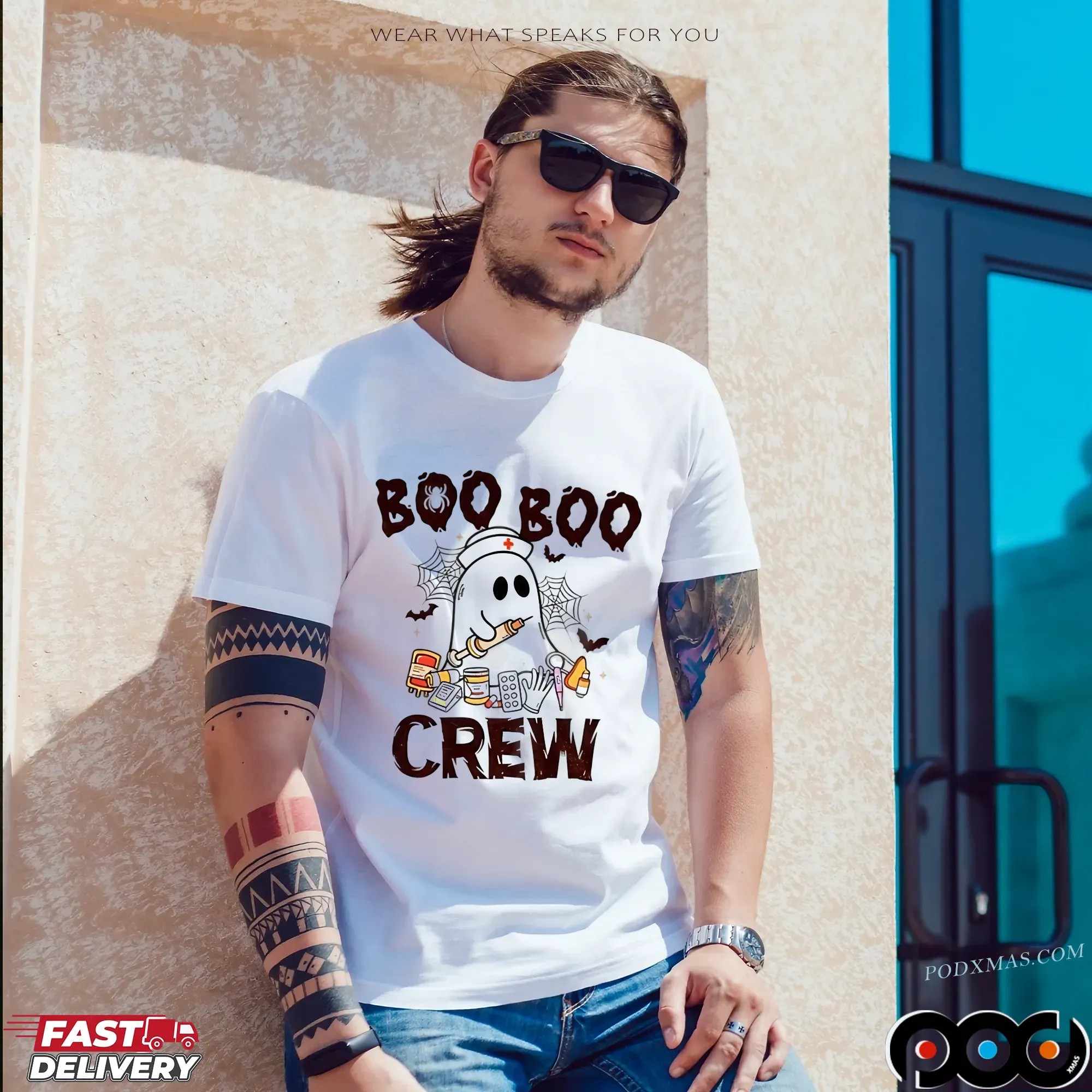 Boo Boo Crew Halloween Nurse shirt