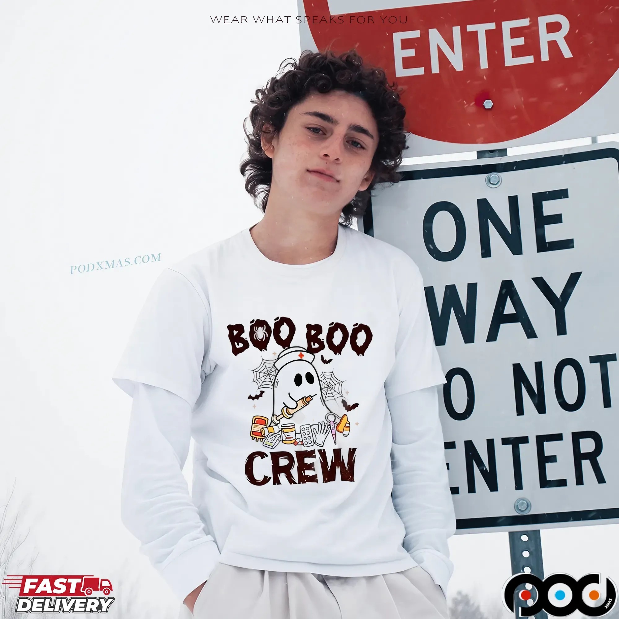 Boo Boo Crew Halloween Nurse shirt