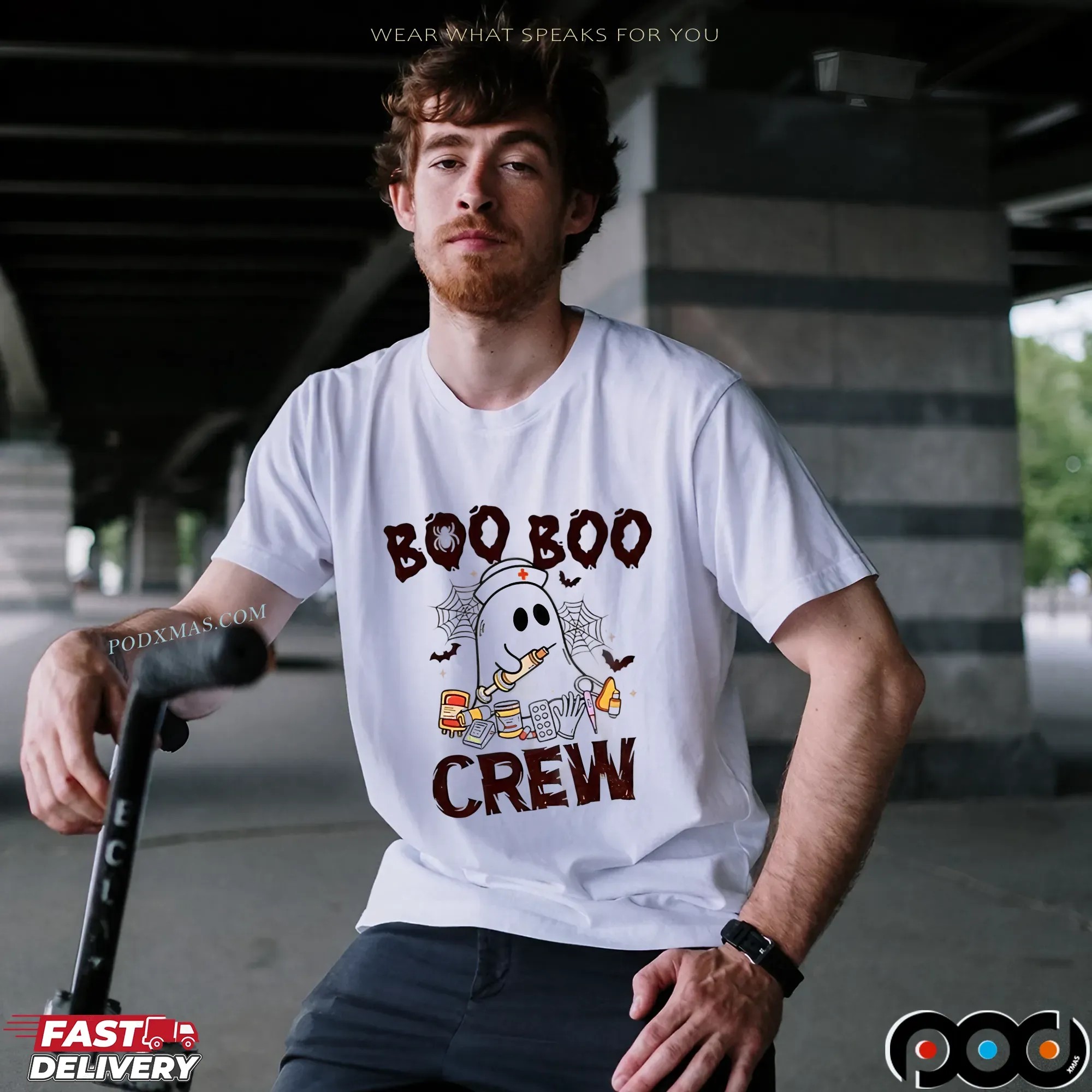 Boo Boo Crew Halloween Nurse shirt