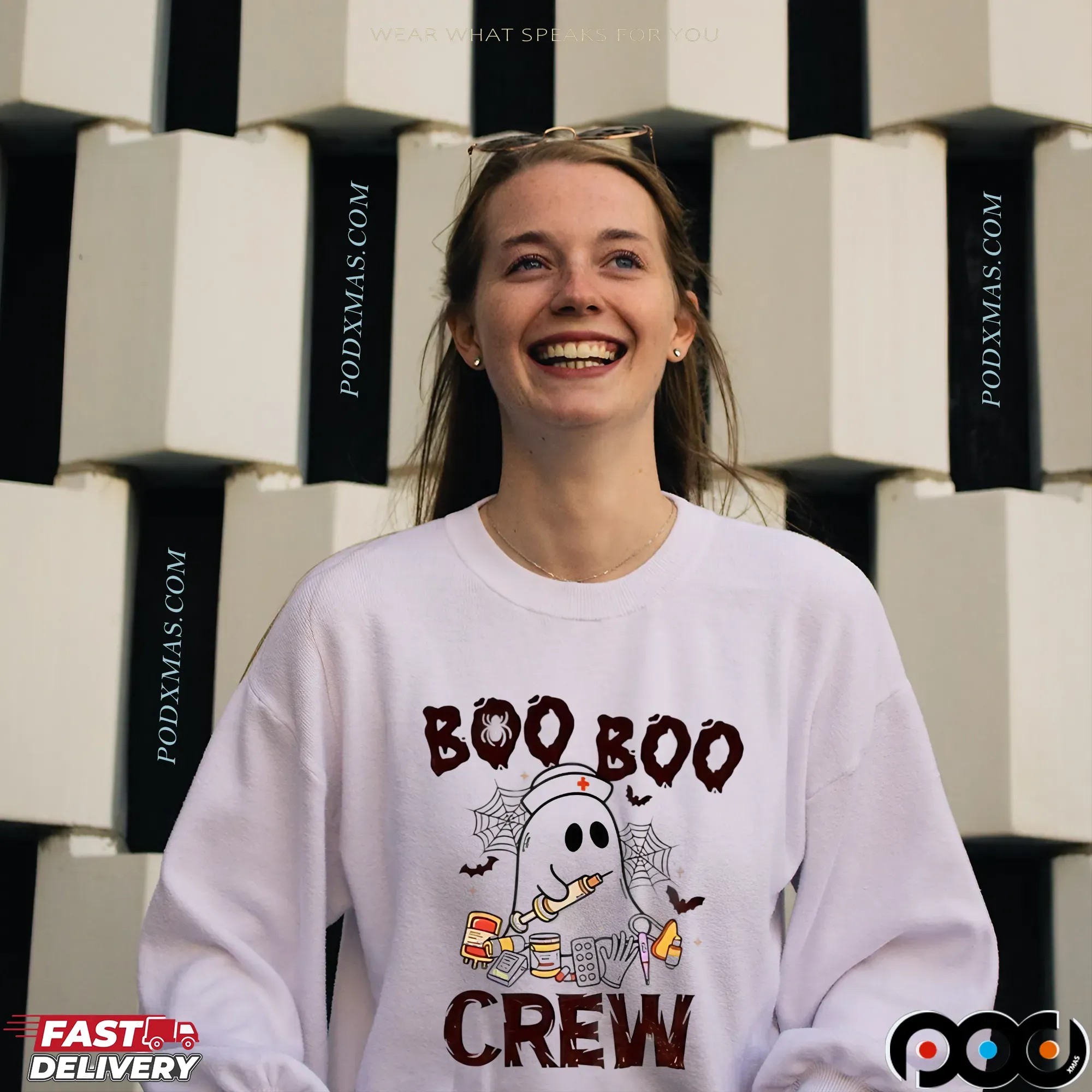 Boo Boo Crew Halloween Nurse shirt