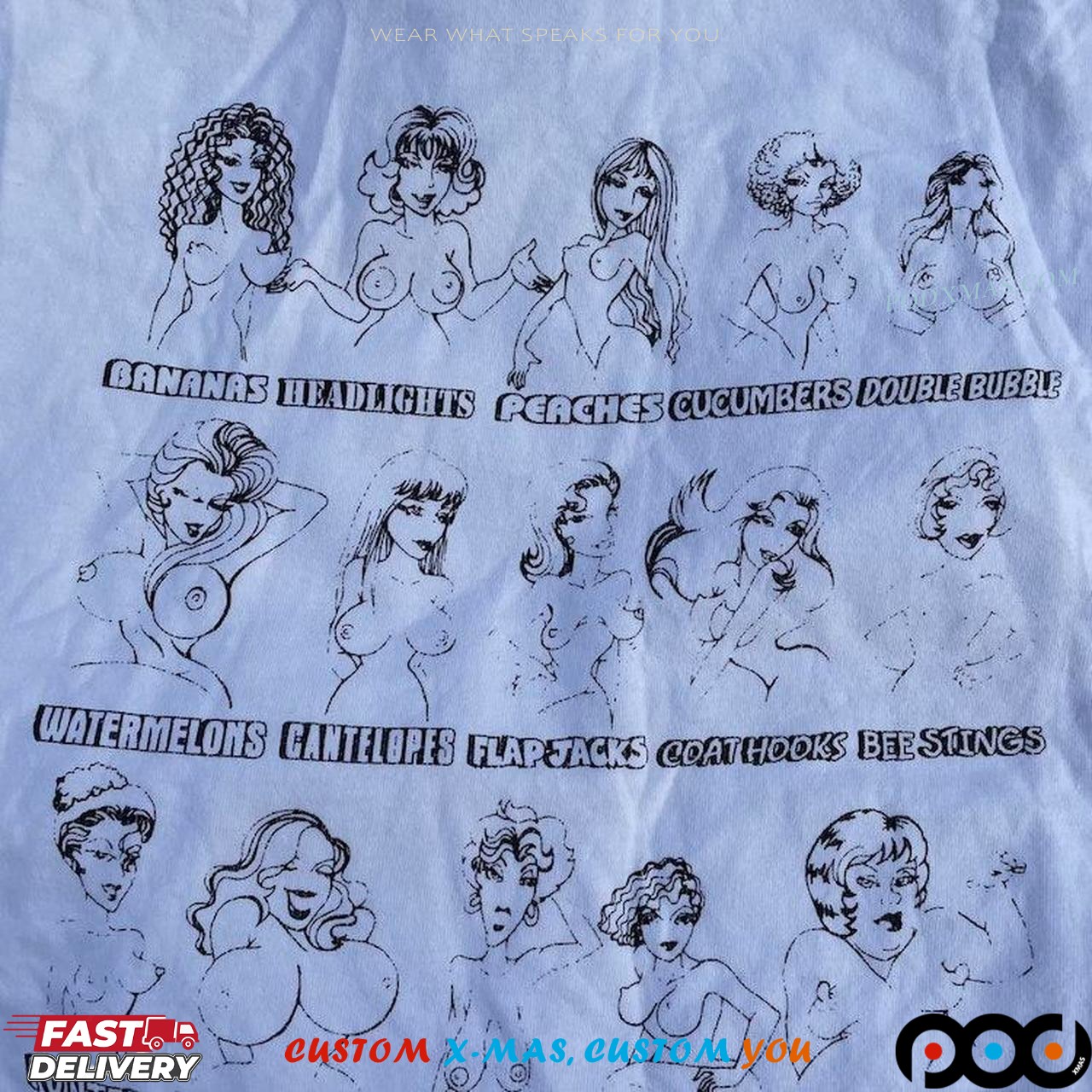 Boobs Chart Key West Fl T Shirt