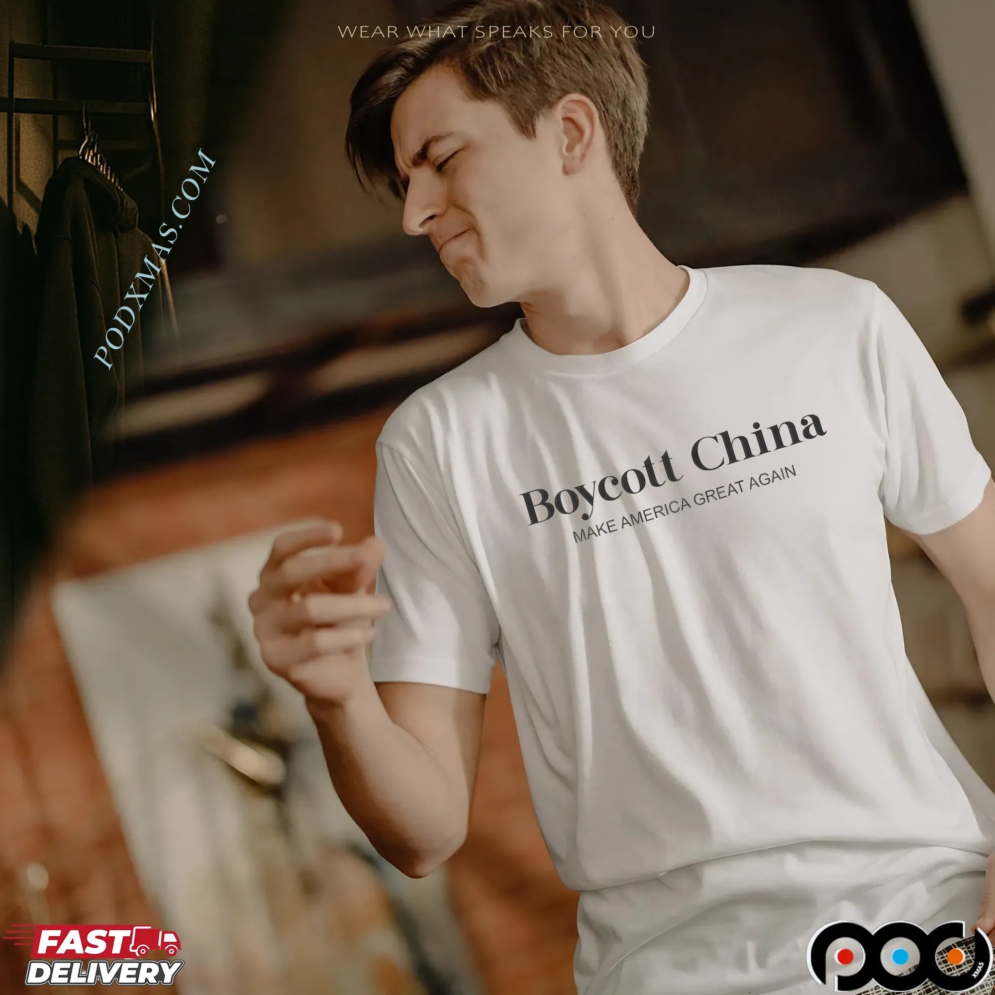 Boycott China make America great again shirt