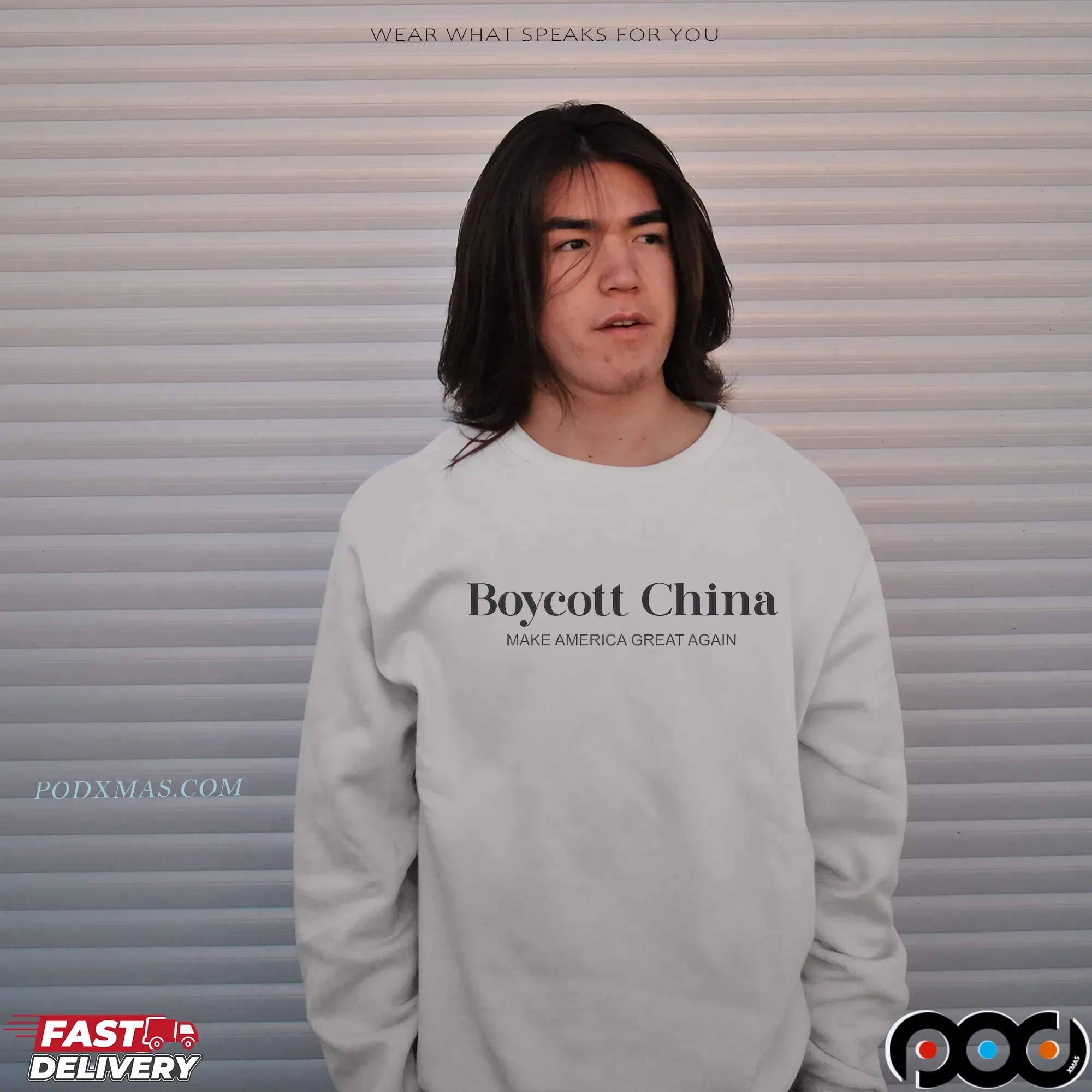 Boycott China make America great again shirt