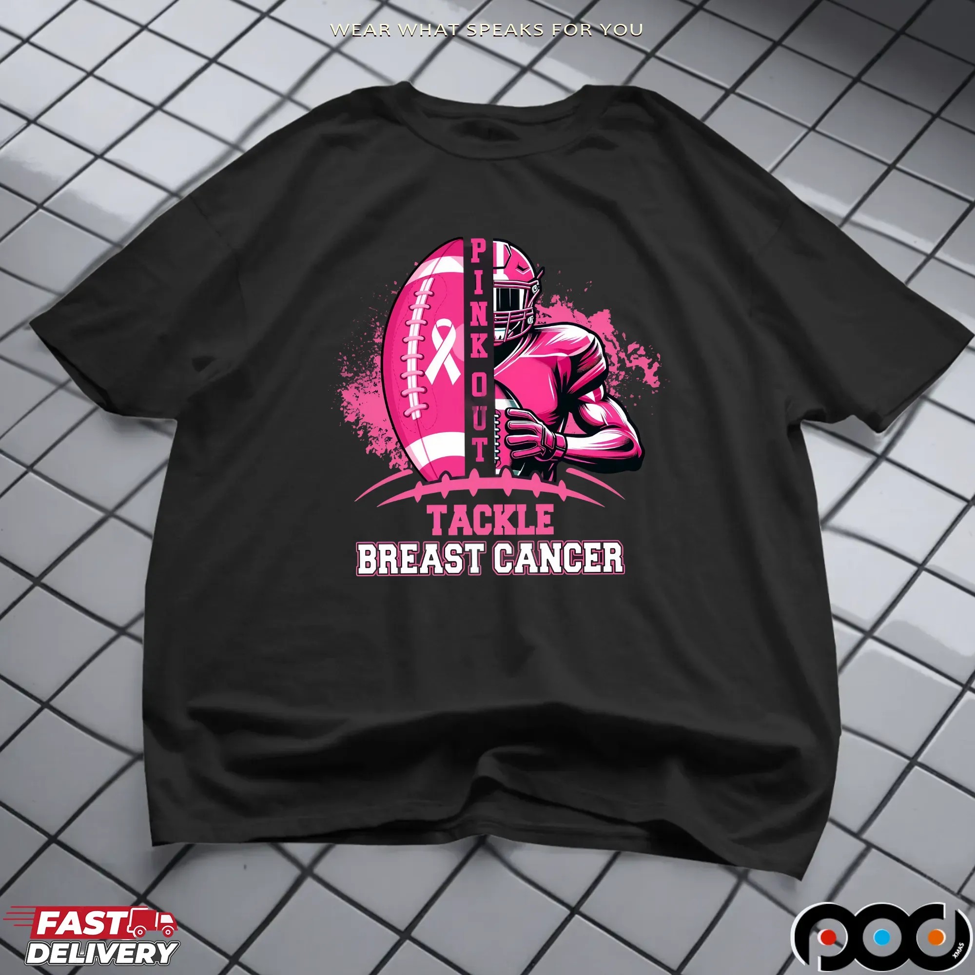 Breast Cancer Football Pink Out, American Football, Sport Pink Out Shirt, Pink Ribbon Football, Sport Breast Cancer T Shirt