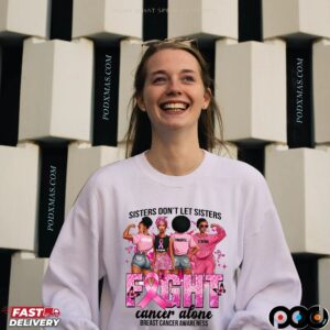 Breast Cancer Sisters Support, Preppy Breast Cancer Coquette, Pink Ribbon, Pink Breast Cancer, Tackle Cancer, Pink Ghost T Shirt