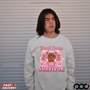 Breast Cancer Survivor, Cancer Fighter, Pink Ribbon Awareness Shirt Design, October Empowerment, Cancer Support Shirt