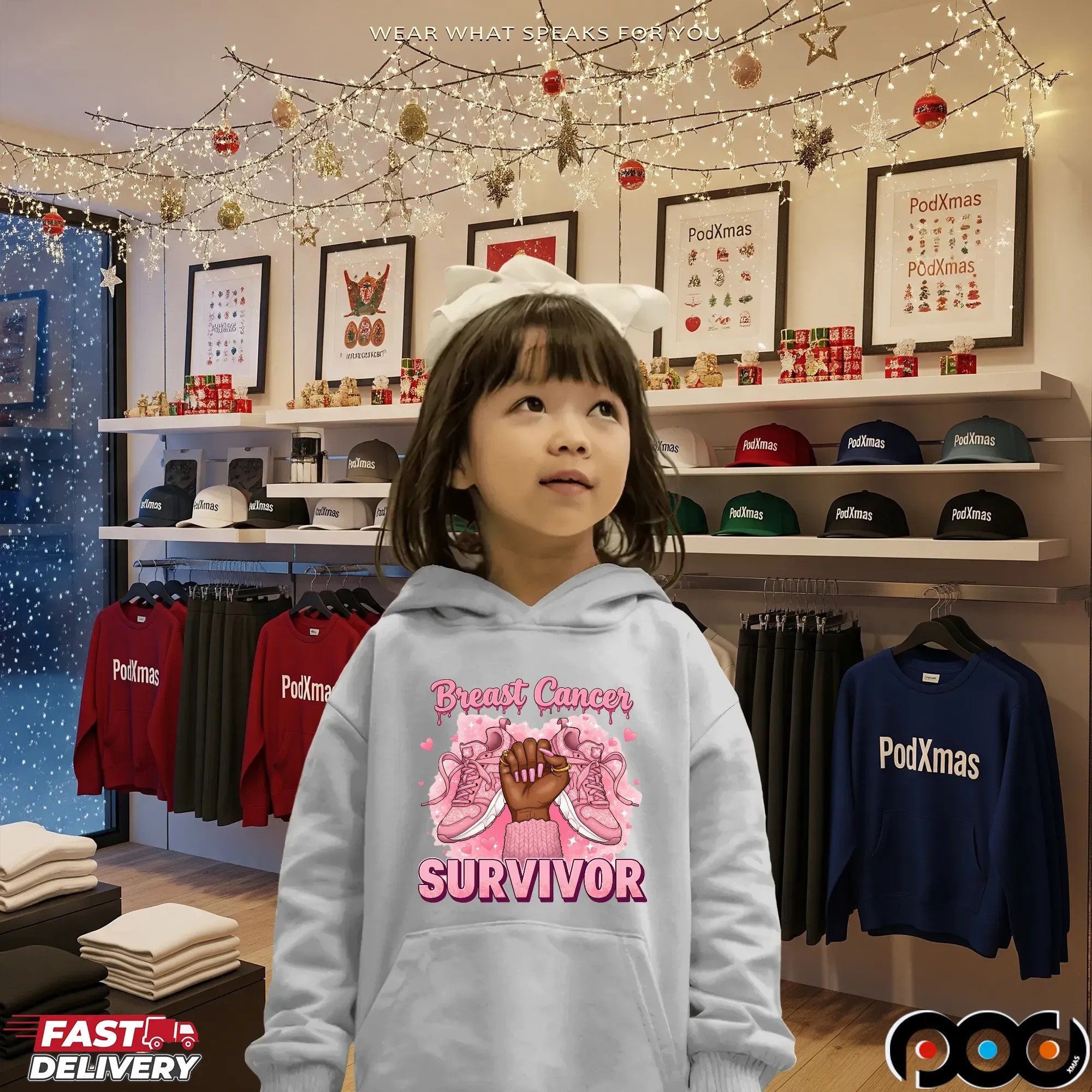 Breast Cancer Survivor, Cancer Fighter, Pink Ribbon Awareness Shirt Design, October Empowerment, Cancer Support Shirt