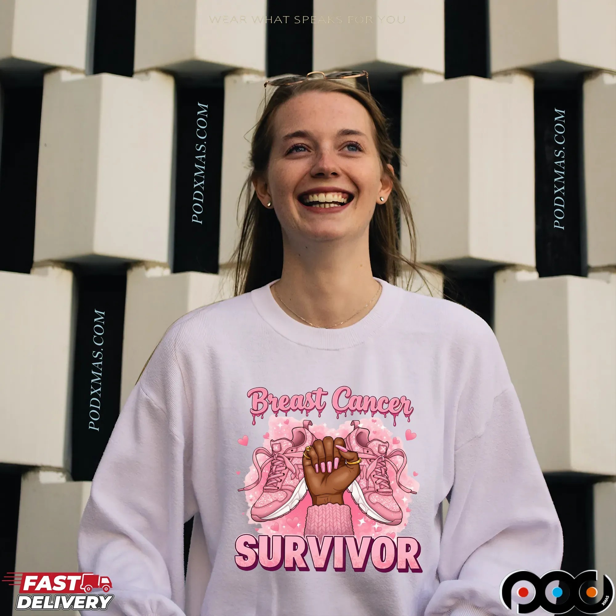 Breast Cancer Survivor, Cancer Fighter, Pink Ribbon Awareness Shirt Design, October Empowerment, Cancer Support Shirt