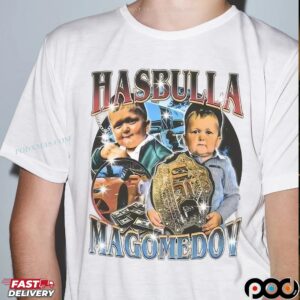 Brian Burns Wearing Hasbulla Magomedov T Shirt