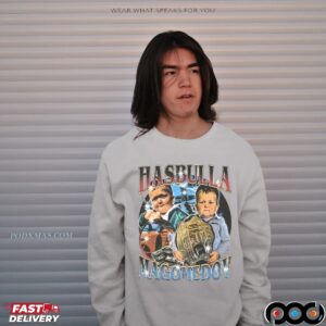 Brian Burns Wearing Hasbulla Magomedov T Shirt