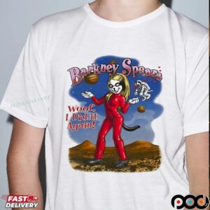 Britney Spears Britney Spears Big Dog parody y2k woof i did it again t shirt